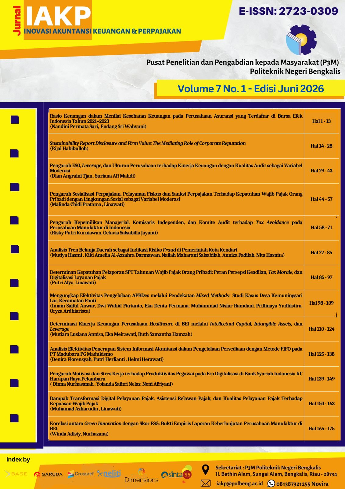 					View Vol. 7 No. 1 (2026): Juni
				